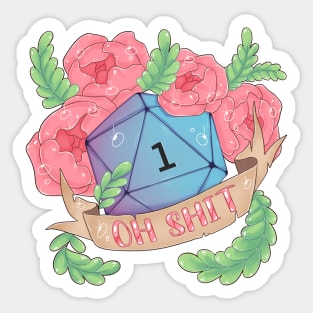 DND natural one Sticker